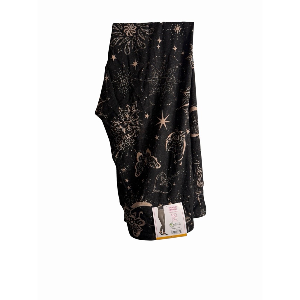 NOBO no boundaries womens high rise ankle leggings size large 11 13 night sky